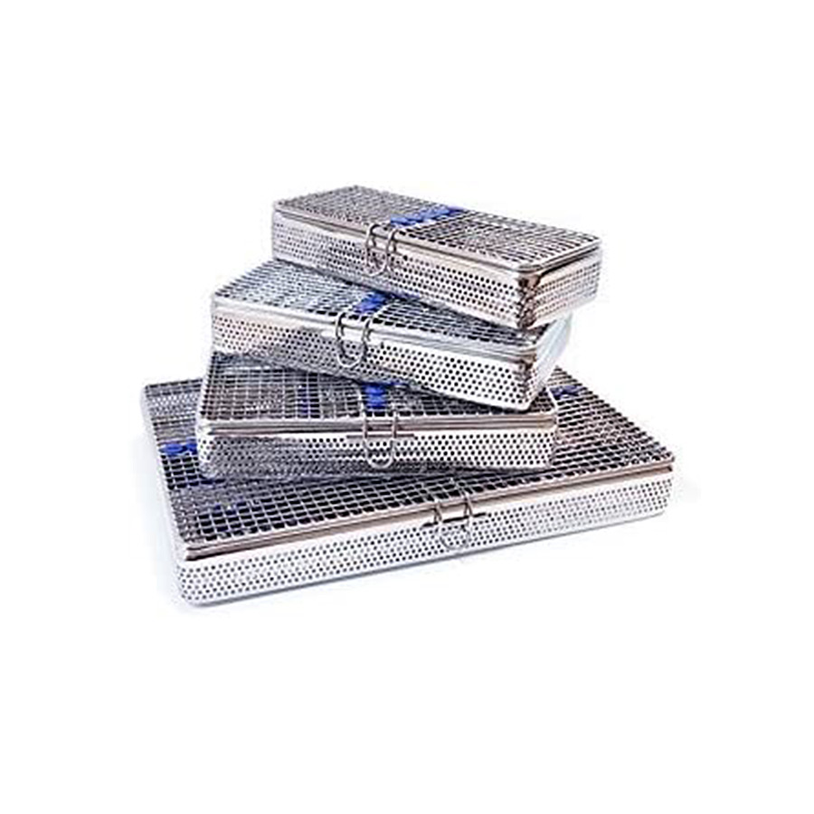 Medentra Euro Medics Stainless Steel Perforated Sterilization Mesh Tray - CE
